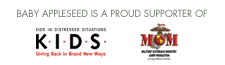 Baby Appleseed is a proud supporter of the following charities