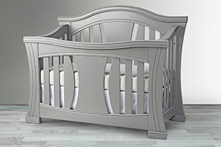 Palisade 4-in-1 Convertible Crib in Moon Grey Finish