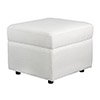 Crosby Ottoman in White