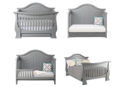 Convertible Crib - Moon Gray