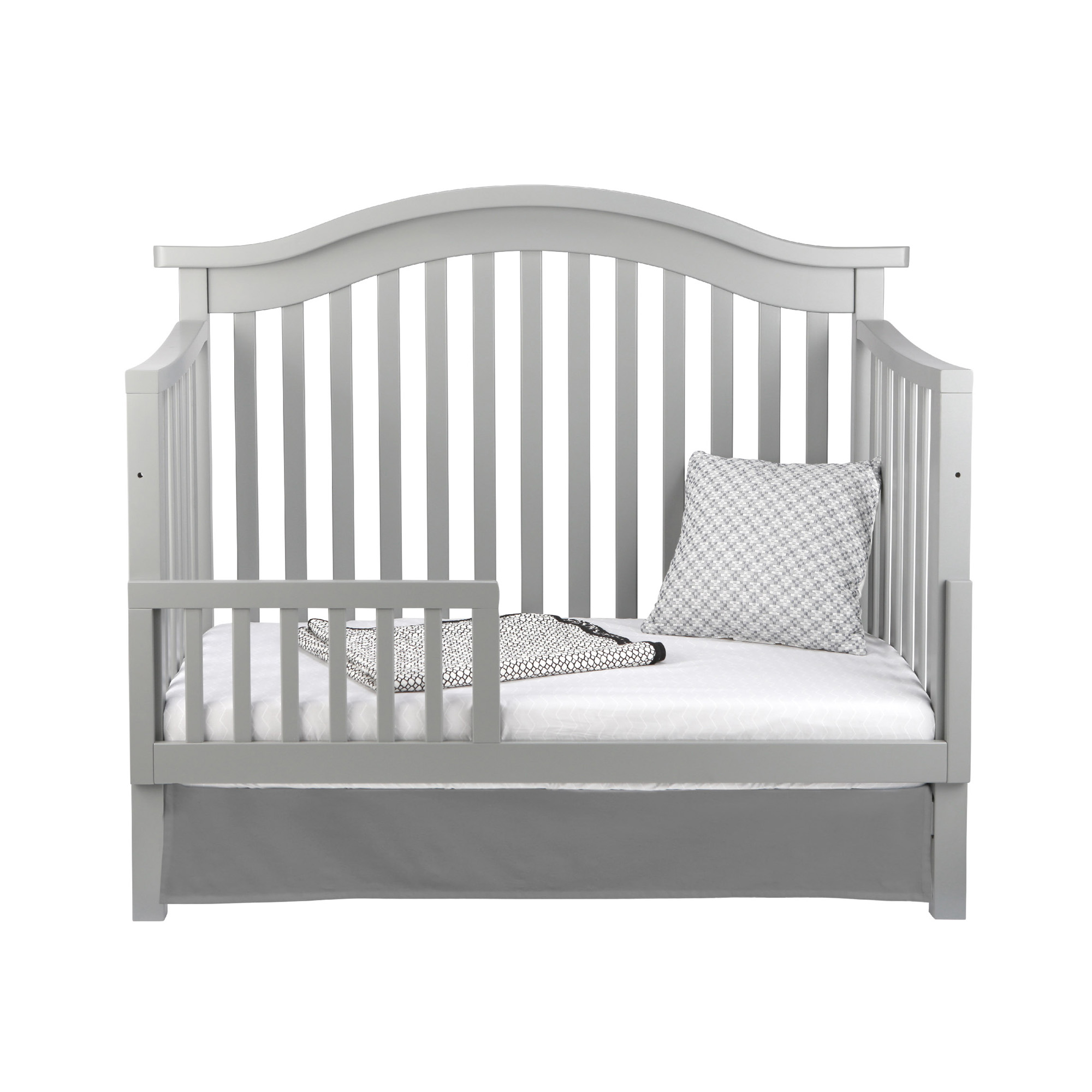 baby appleseed davenport full size bed rails in slate